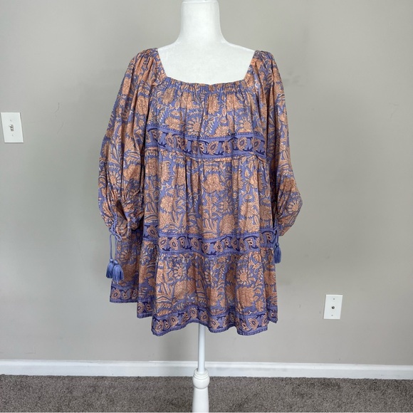 CLEOBELLA HATTIE MINI DRESS IN PURPLE SIZE XS 100% COTTON - Picture 6 of 13